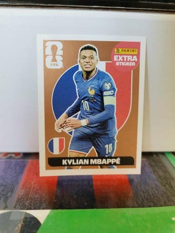 Panini USA 2026 World Cup Kylian Mbappé Extra Sticker Bronze