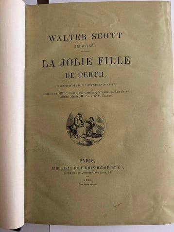 Walter Scott ; Fenimore Cooper ; reliures de Guettant - 4