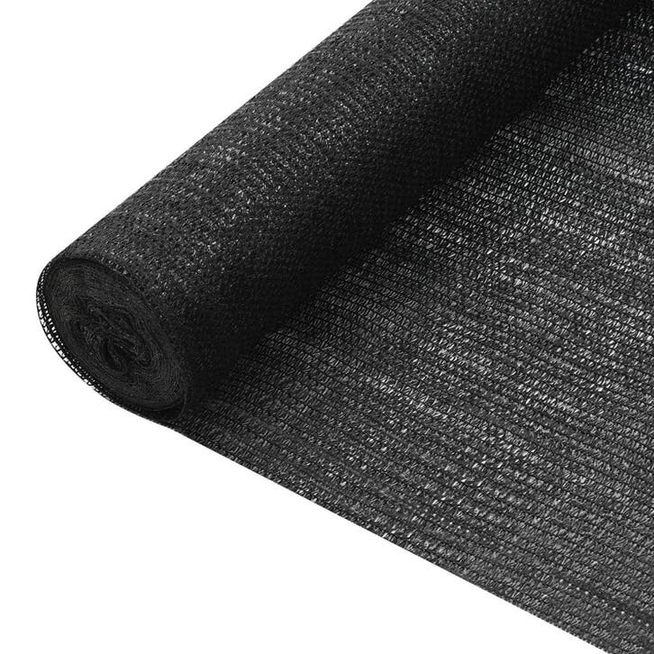 vidaXL Privacy Net Zwart 2x50 m HDPE 75 g/m², Tuin en Terras, Parasols, Nieuw, Verzenden
