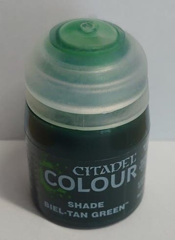 Biel-Tan Green new formula shade  paint 18 Ml (Warhammer, Ophalen of Verzenden, Nieuw