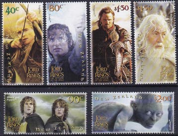 Nieuw Zeeland - 2003 - Lord of the rings - Postfris, Timbres & Monnaies, Timbres | Océanie, Verzenden