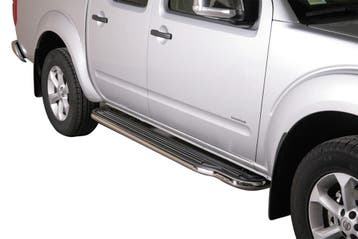 Side Bars | geschikt voor Nissan | Navara Double Cab 10-17 4, Verzenden