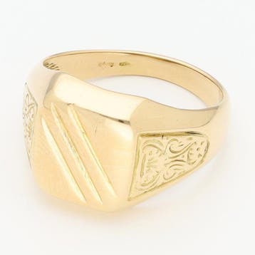 Ring - 18 karaat Geel goud, Nieuw
