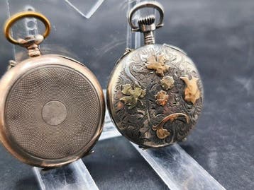 Orologio da taschino - oro argento - 1900-1949