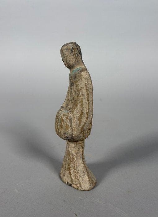 Oud-Chinees, Han-dynastie Terracotta Danseres Mingqi - 14 cm, Collections, Minéraux & Fossiles