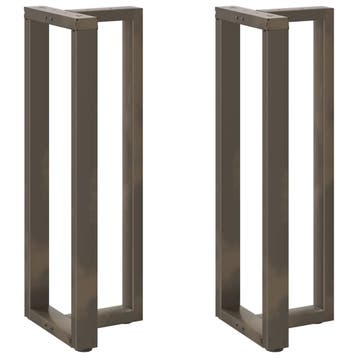 vidaXL Bartafelpoten 2 st T-vormig 40x35x(110-111) cm staal, Verzenden, Nieuw
