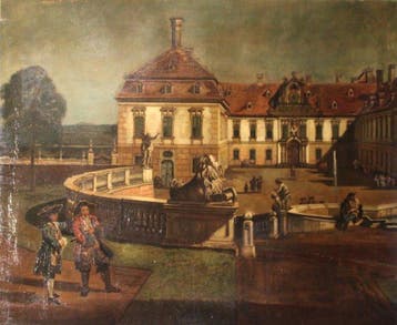 Bernardo Bellotto (1722-1780), Naar - Veduta del castello
