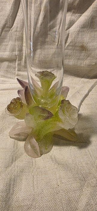 Daum - Pot de fleurs - Verre, Cristal - Vase soliflore Daum