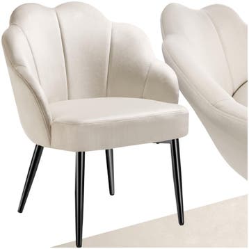 Cocktail stoel Hellen, gestoffeerd met fluwelen bekleding, Verzenden, Nieuw