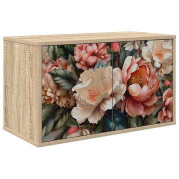 vidaXL Wand gemonteerd TV Kast BORNE 69 x 33 x 40 cm Sonoma, Verzenden, Nieuw