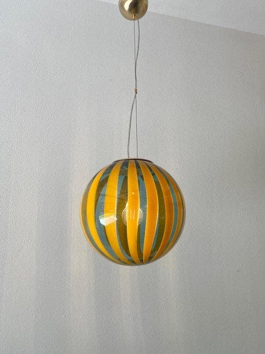 Dante Interior - Plafondlamp - COLLECTIE TRASPARENZE groen, Antiek en Kunst, Antiek | Verlichting