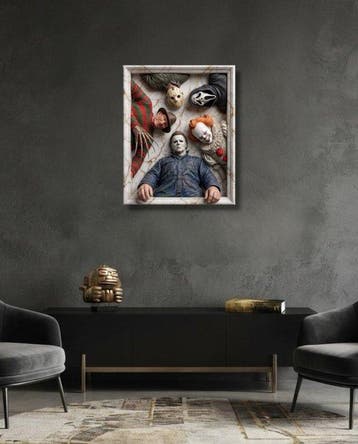 Makayhos - [Canvas] Horror Icons – Eternal Circle, Nieuw