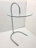 IKEA - Bijzettafel - RY - Metaal, Glas - Bijzettafeltje,