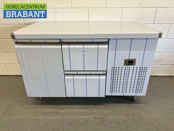 RVS Mercatus Koelwerkbank 1 deur en 2 laden 132 cm 230V, Ophalen of Verzenden, Nieuw in verpakking