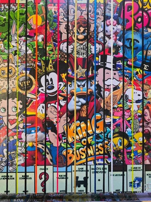 Elmago - Duck tales king of business Moneypoly, Antiquités & Art, Art | Peinture | Moderne