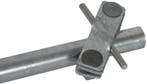 Dehn Pince de connexion pour tige de terre tubulaire St Tzn, Bricolage & Construction, Verzenden