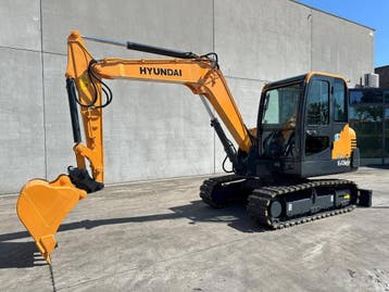 Veiling: Midigraafmachine Hyundai R60VS Diesel 2017, Ophalen