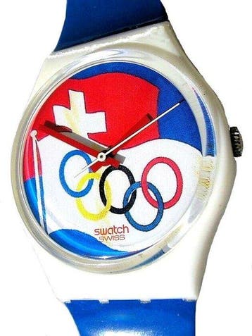 Swatch - SWATCH ATLANTA OLYMPICS 1996 - ST. MORITZ 1928 -, Verzamelen, Nieuw