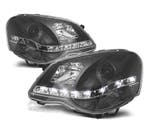 PHARES POUR VOLKSWAGEN VW POLO 9N3 05-09 DAYLIGHT FOND NOIR, Autos : Pièces & Accessoires, Verzenden