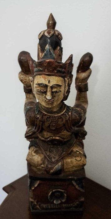 2 Standbeelden - Bali - Indonesië, Antiek en Kunst, Kunst | Niet-Westerse kunst