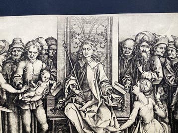 The Monogrammist B.M., after - The Judgement of Solomon
