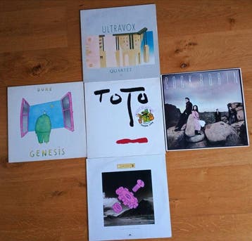 Genesis, Toto, Level 42, Ultravox, Cock Robin - 5 x great, Nieuw in verpakking