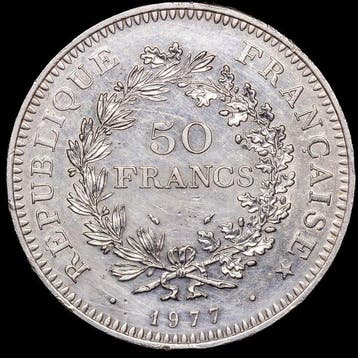 Frankrijk. 50 Francs 1977 Hercule (Zonder minimumprijs)