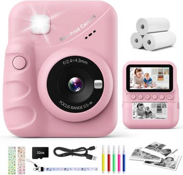 Kindercamera 48MP Print - 40% korting! Retour deal, Verzenden, Zo goed als nieuw, Ontdekken