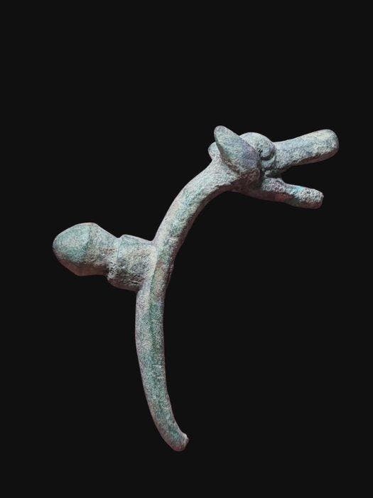 Viking periode Brons Stunning Fafnir Ornament (Zonder, Antiquités & Art, Antiquités | Autres Antiquités