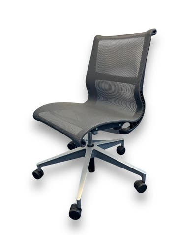 Herman Miller Setu, bureaustoel, Huis en Inrichting, Verzenden, Wit, Zo goed als nieuw, Bureaukruk