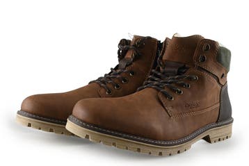 Rieker Veterboots in maat 43 Bruin, Bruin, Verzenden, Boots, Zo goed als nieuw