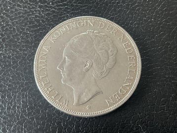 Nederland. Wilhelmina. 2 1/2 Gulden 1930 (Zonder, Postzegels en Munten