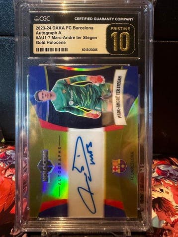 DAKA 2023-24 FC Barcelona Marc-André ter Stegen AU1-7 Gold