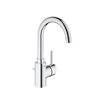 GROHE Concetto Wastafelkraan Met Waste Met Hoge Uitloop, Doe-het-zelf en Bouw, Ophalen of Verzenden, Nieuw, Chroom, Kraan