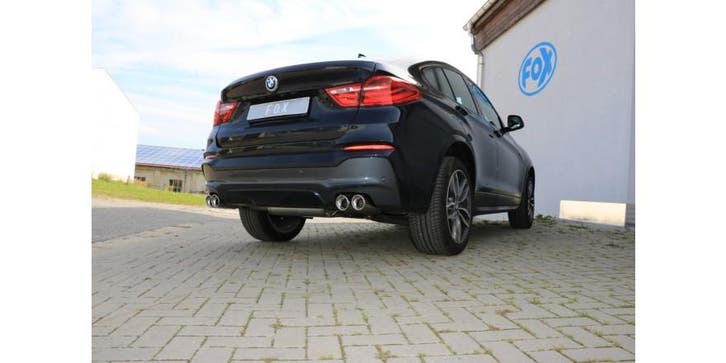 FOX BMW X4 F26 einddemper cross exit rechts/links - 2x90 typ, Auto-onderdelen, Uitlaatsystemen, Nieuw, Verzenden