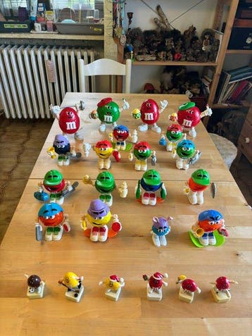 M&Ms Advertentiefiguur (24) - Plastic - 1980-1990
