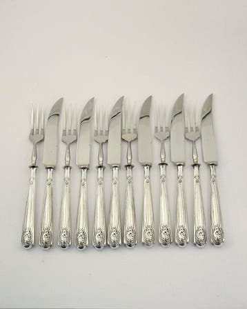 WMF / Geislingen - Ménagère (12) - Plaqué(e) argent -