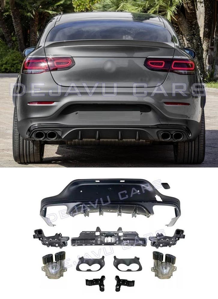 Facelift GLC43 AMG Look Diffuser voor Mercedes C253 Coupe, Autos : Divers, Tuning & Styling, Enlèvement ou Envoi