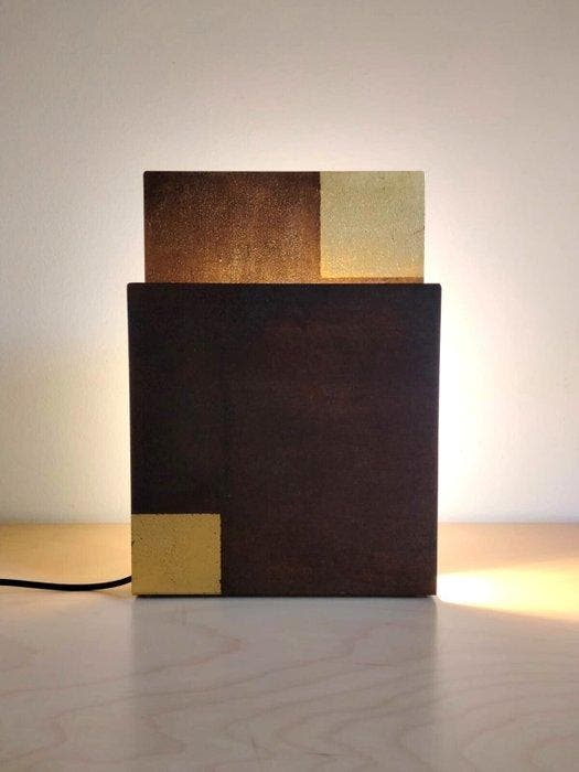 OUT design - Roberto Dagnino - Tafellamp - Dorata - corten,, Antiek en Kunst, Antiek | Meubels | Stoelen en Sofa's