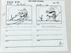 Walt Disney - Productie-storyboardpagina, ondertekend door, Nieuw