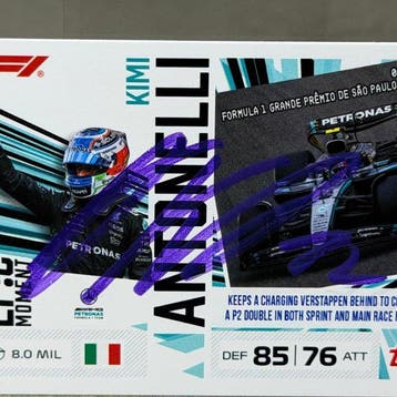 Mercedes - Topps Card 101 Epic Moment Kimi Antonelli Signed, Nieuw