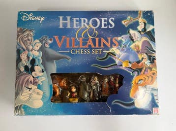 Schaakspel - Disney Heroes & Villains Chess Set