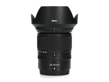 Nikon Z 24-70mm f/4 S - Zoomlens - 2 jaar garantie, Ophalen of Verzenden, Zo goed als nieuw