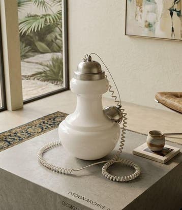 Lampe à suspendre - Opaline
