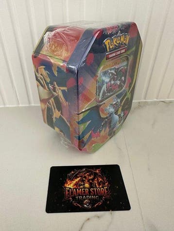 Pokémon - 1 Box - Mega Charizard Tin (Mega Charizard X ex) -