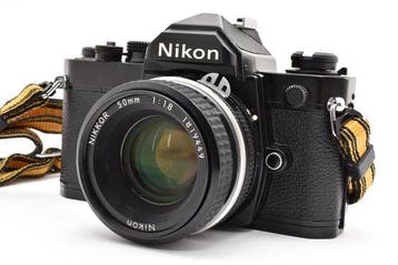 Nikon FM Black + Ai 1.8/50mm Single lens reflex camera (SLR)