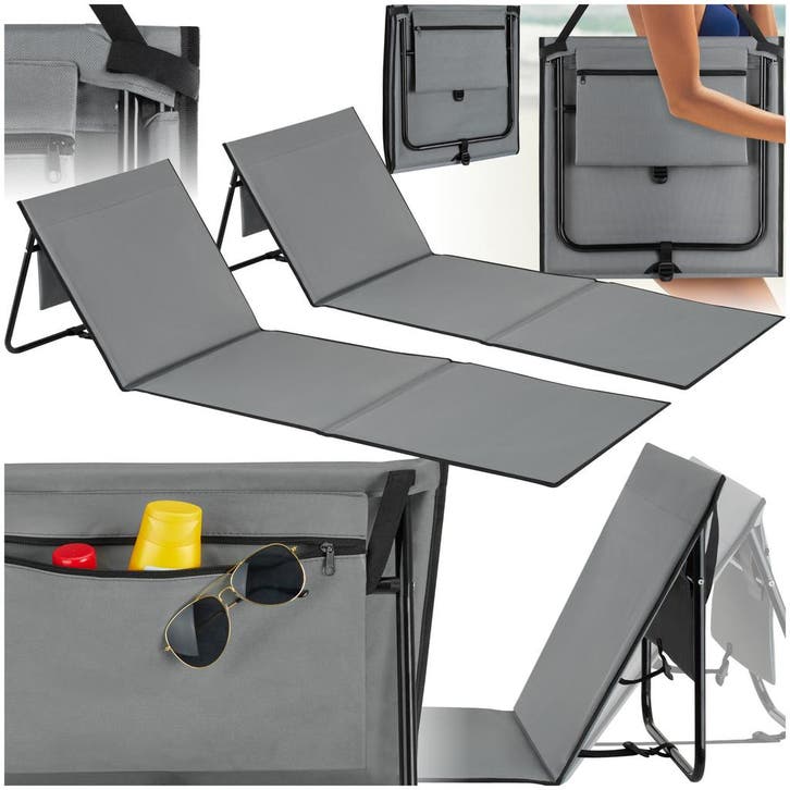 Set van 2 strandmatten Mina, Caravans en Kamperen, Kampeeraccessoires, Verzenden