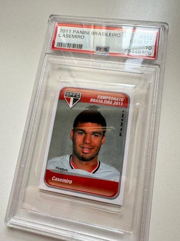 2011 Panini Brasileirao Casemiro #332 ROOKIE - PSA 10 Graded