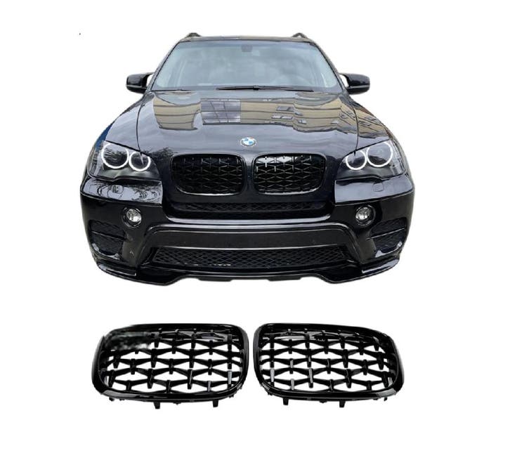 Grillen set | Nieren | geschikt voor BMW X5 E70 / X6 E71 | 2, Auto-onderdelen, Carrosserie, Nieuw, BMW, Verzenden