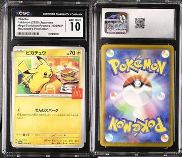 Pokémon - 1 Graded card - Pikachu 020/M-P Promo card - CGC, Nieuw